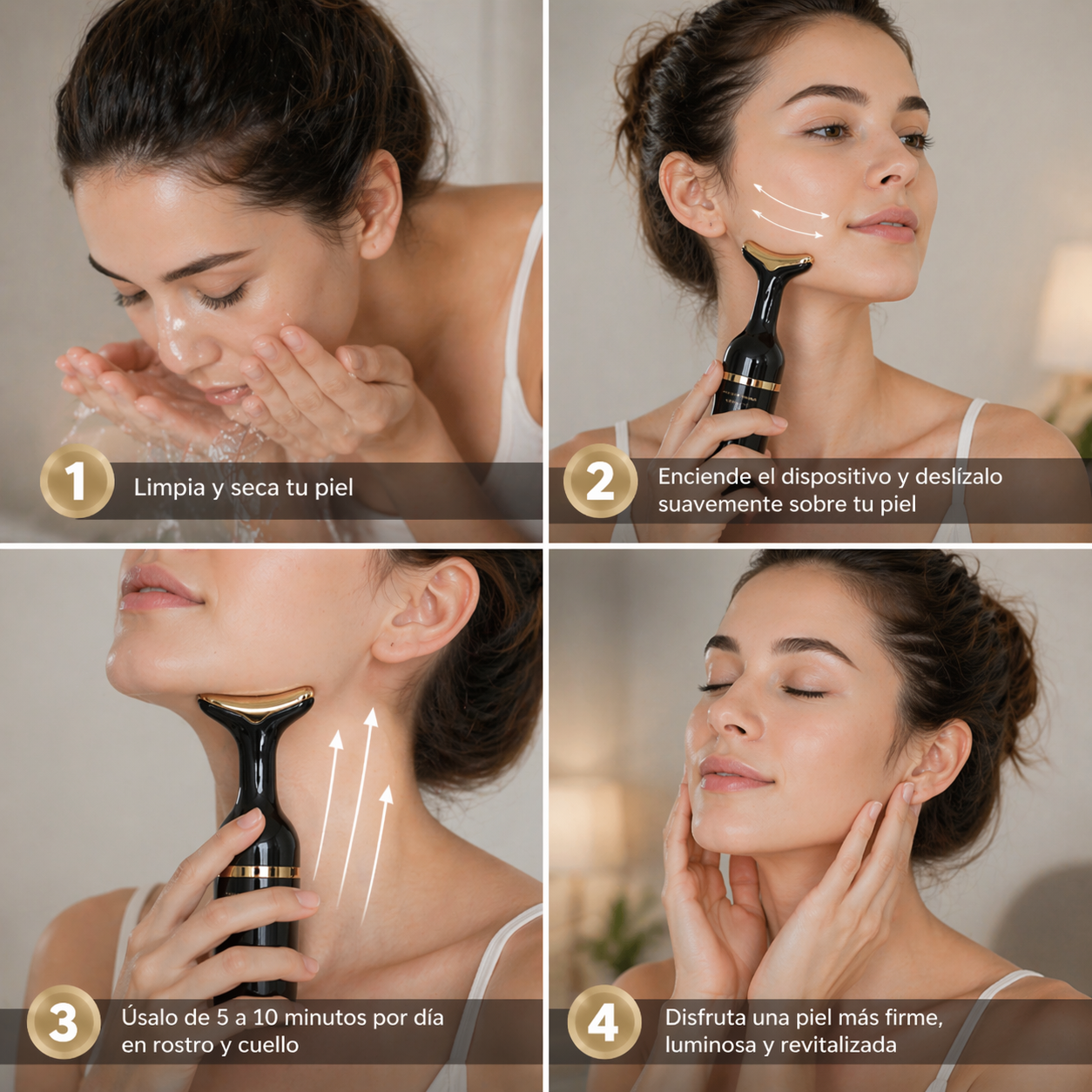 LumiSkin Lift Pro 3X (masajeador facial 3 en 1)