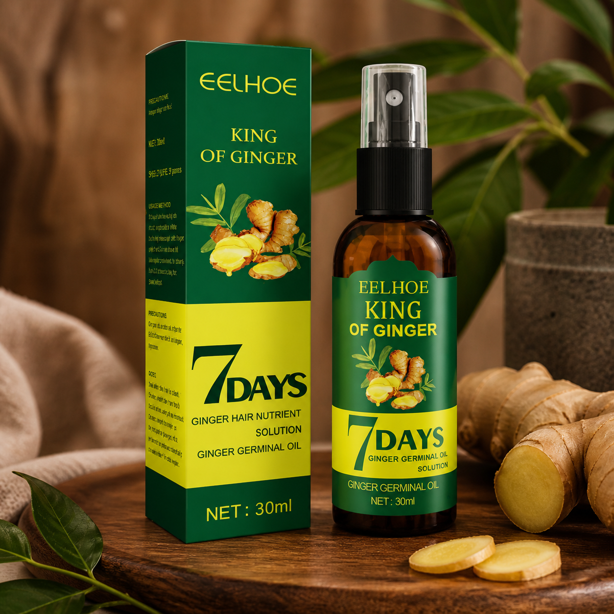 DERMA GROW GINGER (aceite de crecimiento capilar)